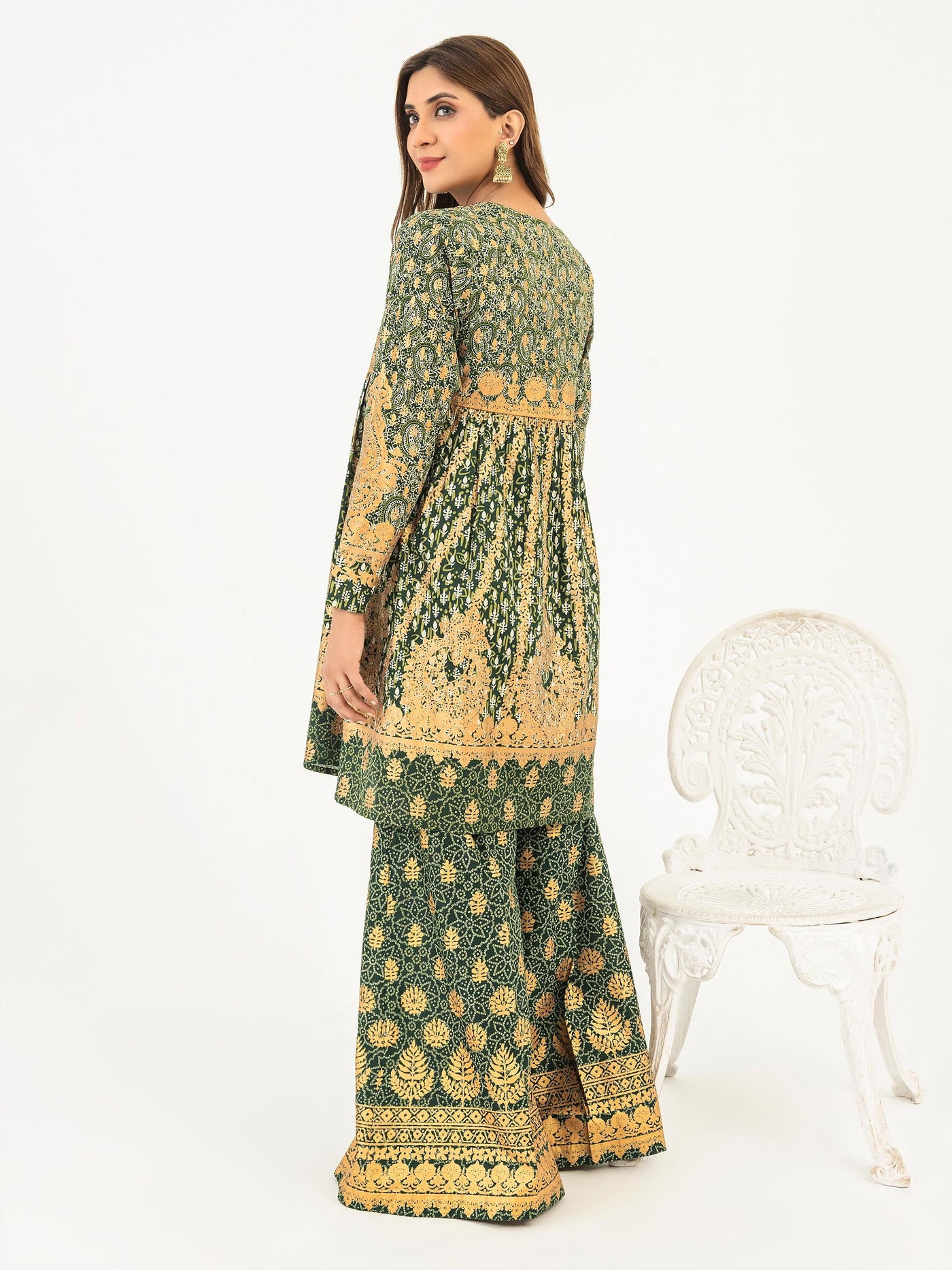 Limelight 2 Piece Stitched Embroidered Lawn Suit P8311SU - Green