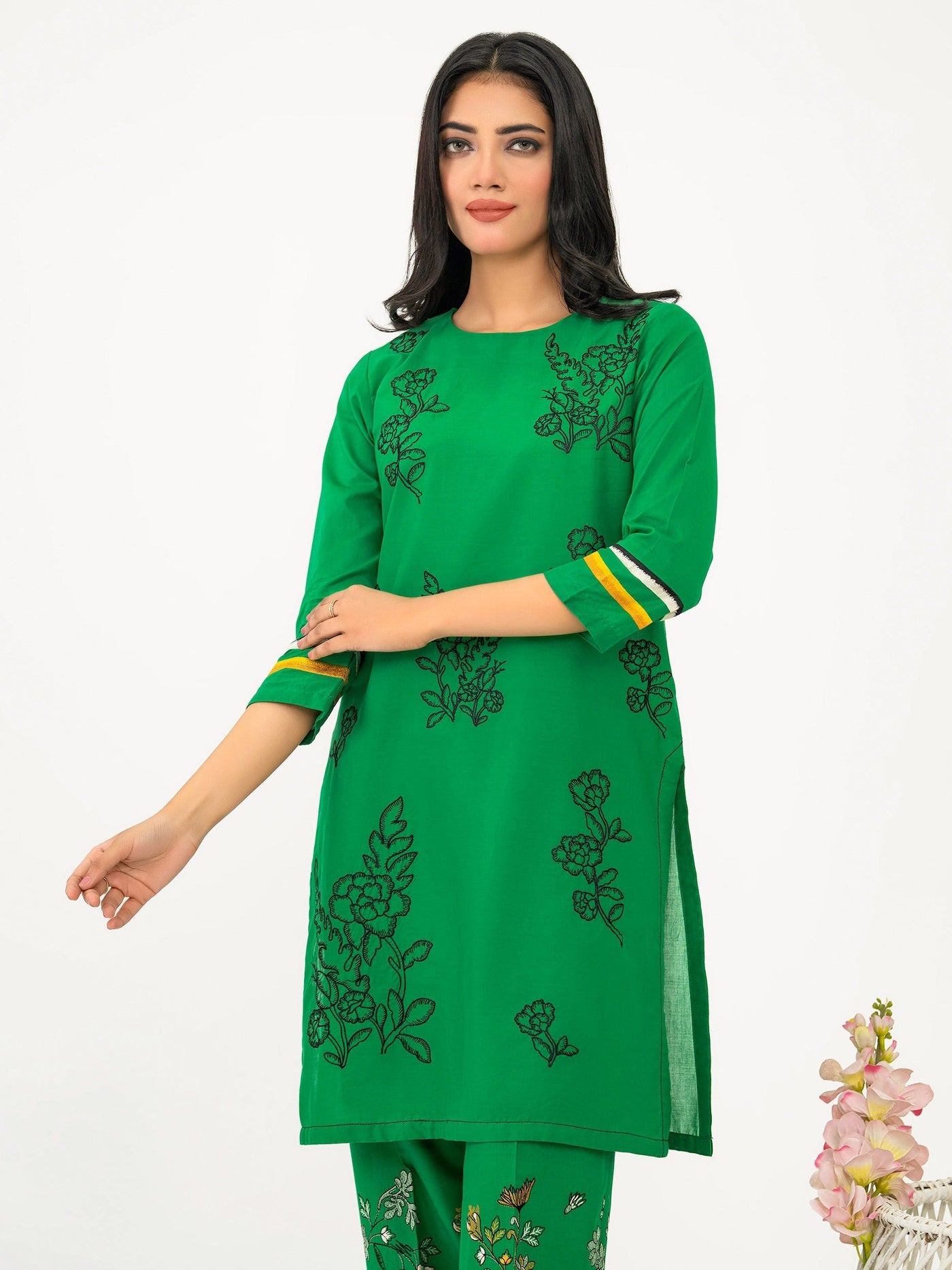 Limelight 2 Piece Stitched Embroidered Lawn Suit P8356SU - Green