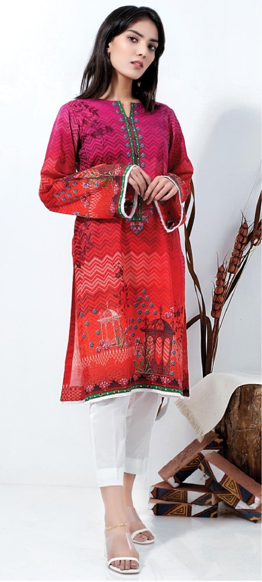 Lakhani 1 Piece Stitched Printed Lawn Shirt PK-2136