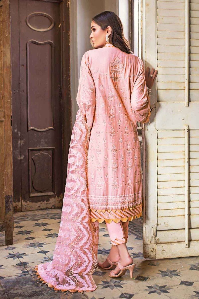 Gul Ahmed 3PC Sequins Embroidered Lawn Unstitched Suit PM-12020