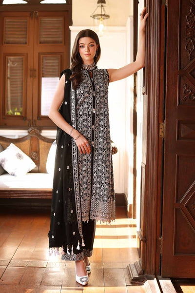 Gul Ahmed 3PC Embroidered Lawn Unstitched Suit with Embroidered Chiffon Dupatta PM-2021