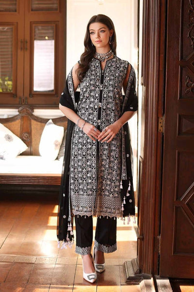 Gul Ahmed 3PC Embroidered Lawn Unstitched Suit with Embroidered Chiffon Dupatta PM-2021