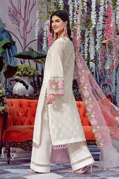 Gul Ahmed 3PC Luxury Lawn Embroidered Unstitched Suit PM-22029