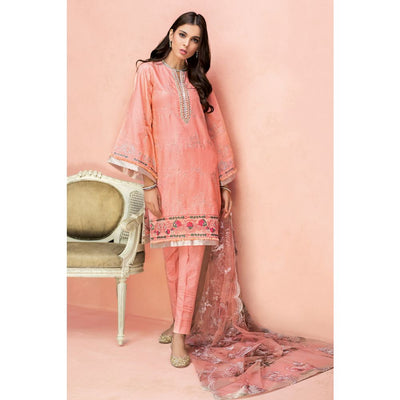 Gul Ahmed Embroidered Jacquard Unstitched 3 Piece Suit PM-340