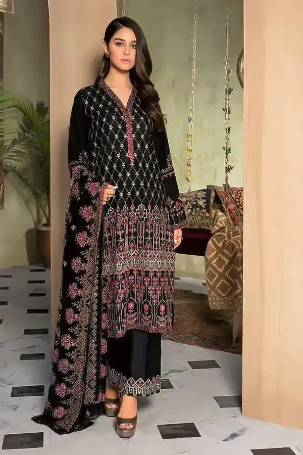 Gul Ahmed Embroidered Jacquard Unstitched 3 Piece Suit PM-358