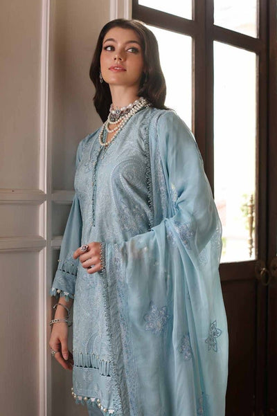 Gul Ahmed 3PC Embroidered Lawn Unstitched Suit with Embroidered Chiffon Dupatta - PM-42013