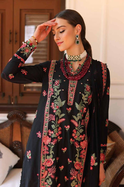 Gul Ahmed 3PC Embroidered Lawn Unstitched Suit with Embroidered Chiffon Dupatta - PM-42024