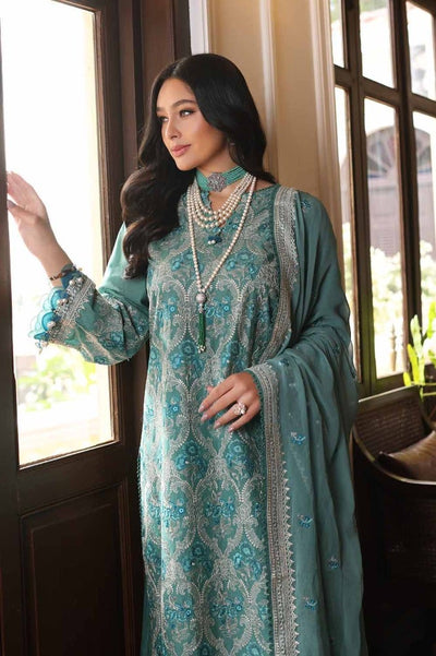 Gul Ahmed 3PC Embroidered Lawn Unstitched Suit with Embroidered Chiffon Dupatta - PM-42036