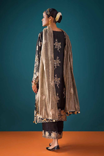 Gul Ahmed 3PC Embroidered Unstitched Zari Lawn Shirt with Embroidered Cotton Net Dupatta and Inner PRW-32045