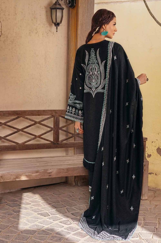 Gul Ahmed 3PC Embroidered Linen Unstitched Suit with Embroidered Linen Dupatta RC-32001