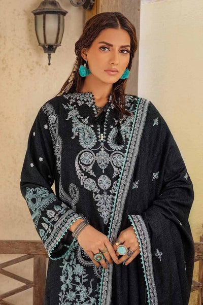 Gul Ahmed 3PC Embroidered Linen Unstitched Suit with Embroidered Linen Dupatta RC-32001