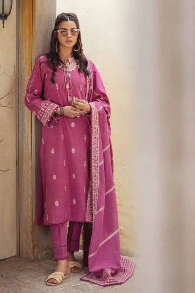 Gul Ahmed 3PC Embroidered Linen Unstitched Suit with Embroidered Linen Dupatta RC-32003