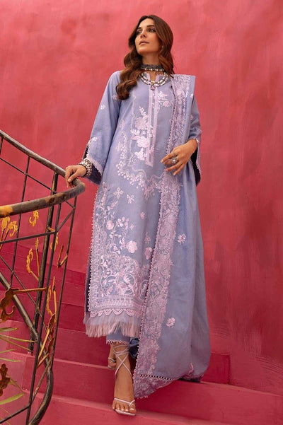 Gul Ahmed 3PC Embroidered Linen Unstitched Suit with Embroidered Linen Dupatta RC-32007