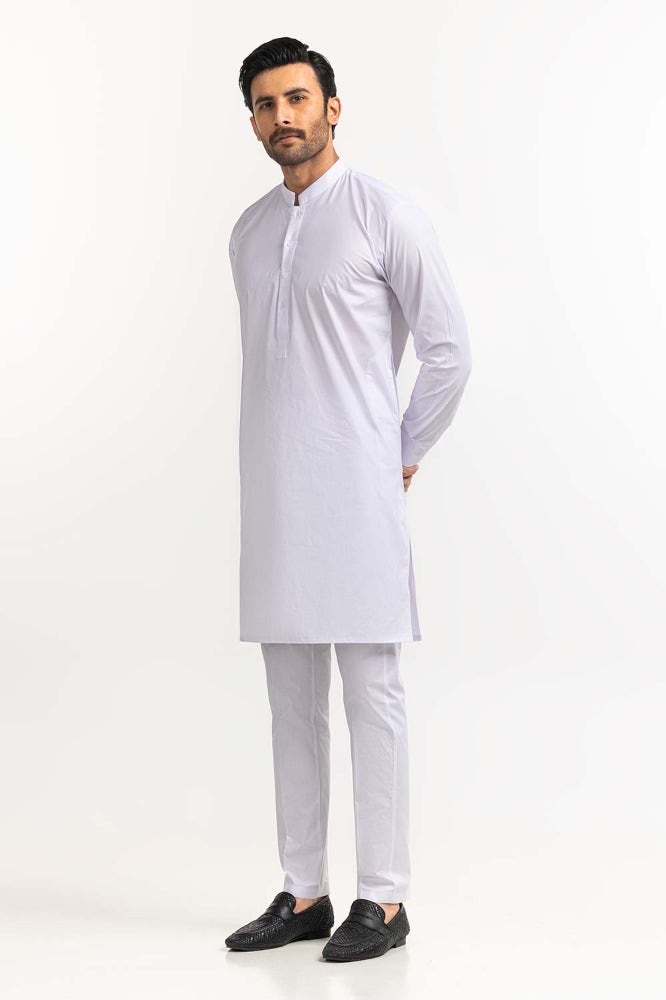 Gul Ahmed Ready to Wear Men's White Chairman Latha Suit SK-P24-018