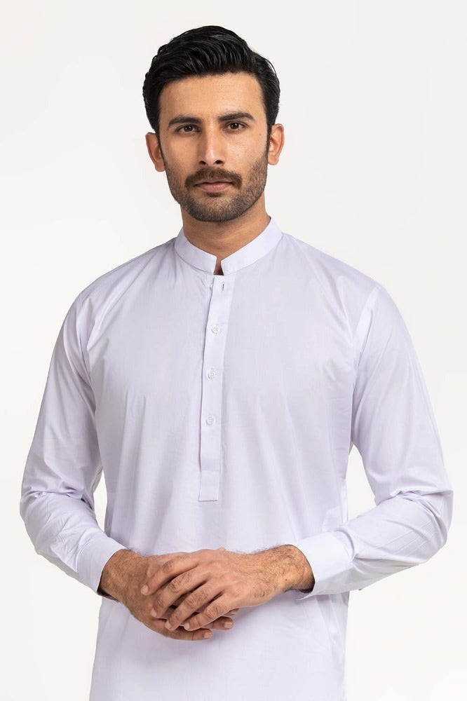 Gul Ahmed Ready to Wear Men's White Chairman Latha Suit SK-P24-018