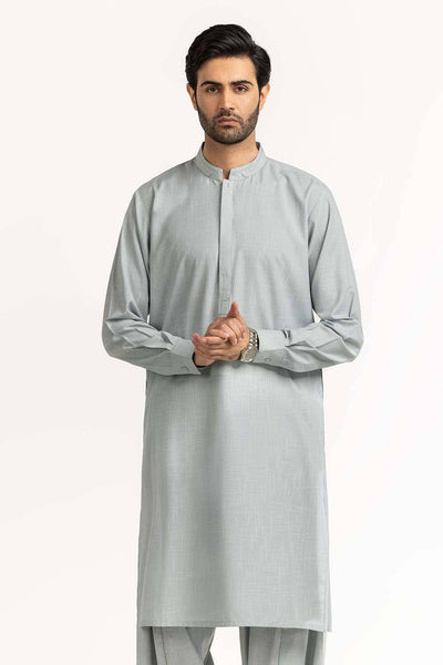 Gul Ahmed Ready to Wear Men's Powder Blue Styling Suits SK-S23-035