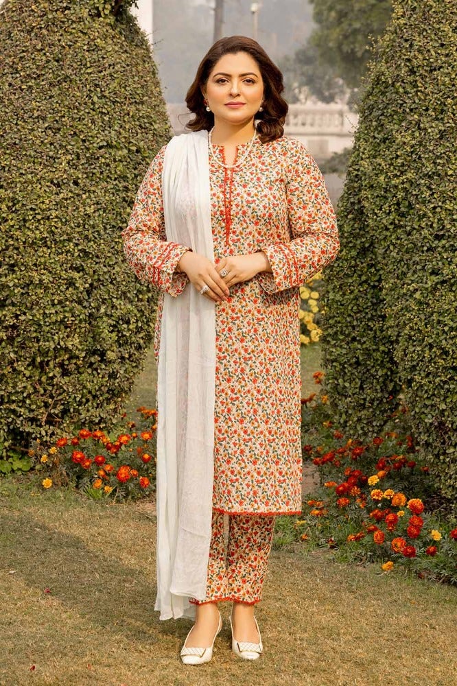 Gul Ahmed 1PC Printed Lawn Unstitched Shirt SL-42002