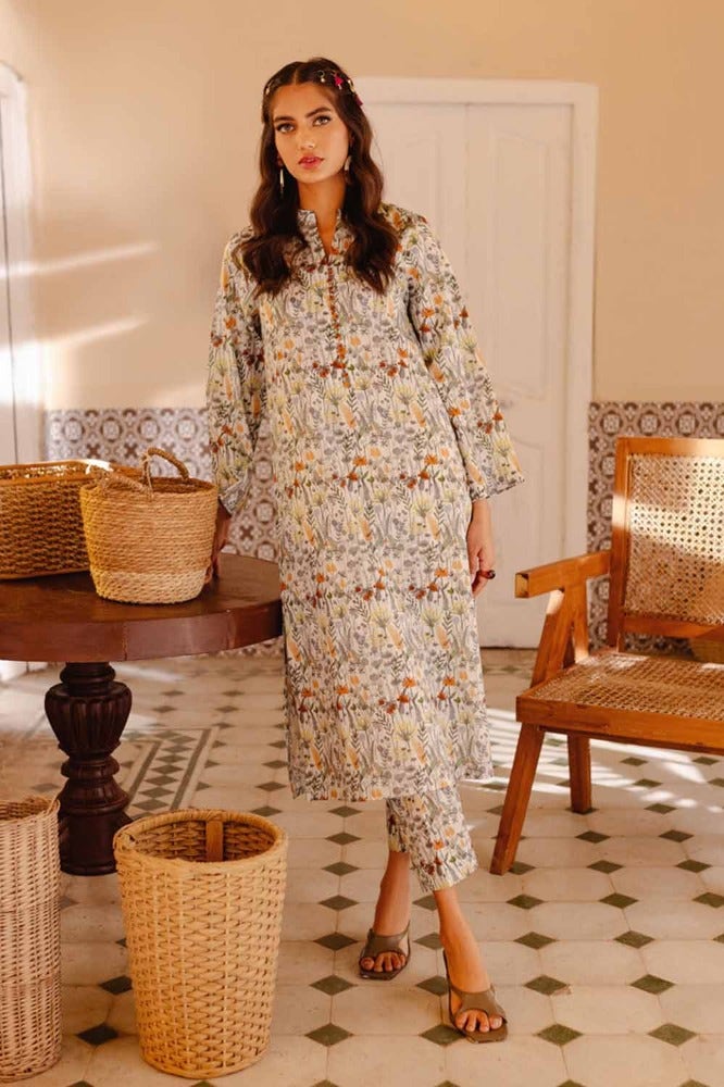 Gul Ahmed 1PC Printed Lawn Unstitched Shirt SL-42009