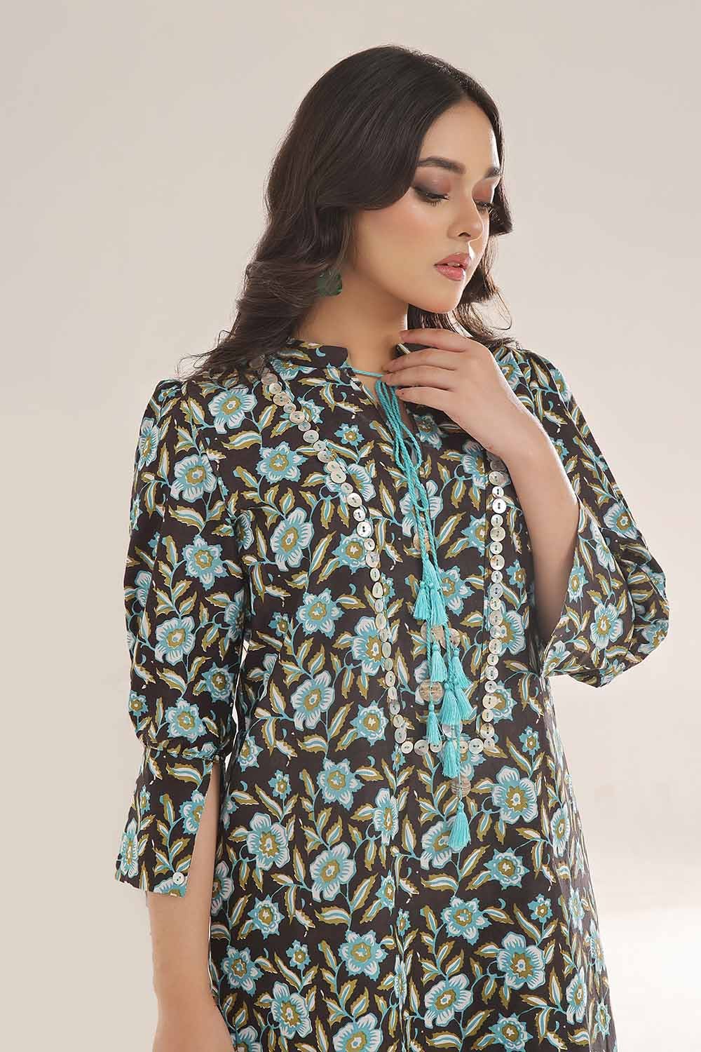 Gul Ahmed 1PC Unstitched Printed Lawn Shirt SL-42033 B