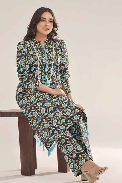 Gul Ahmed 1PC Unstitched Printed Lawn Shirt SL-42033 B