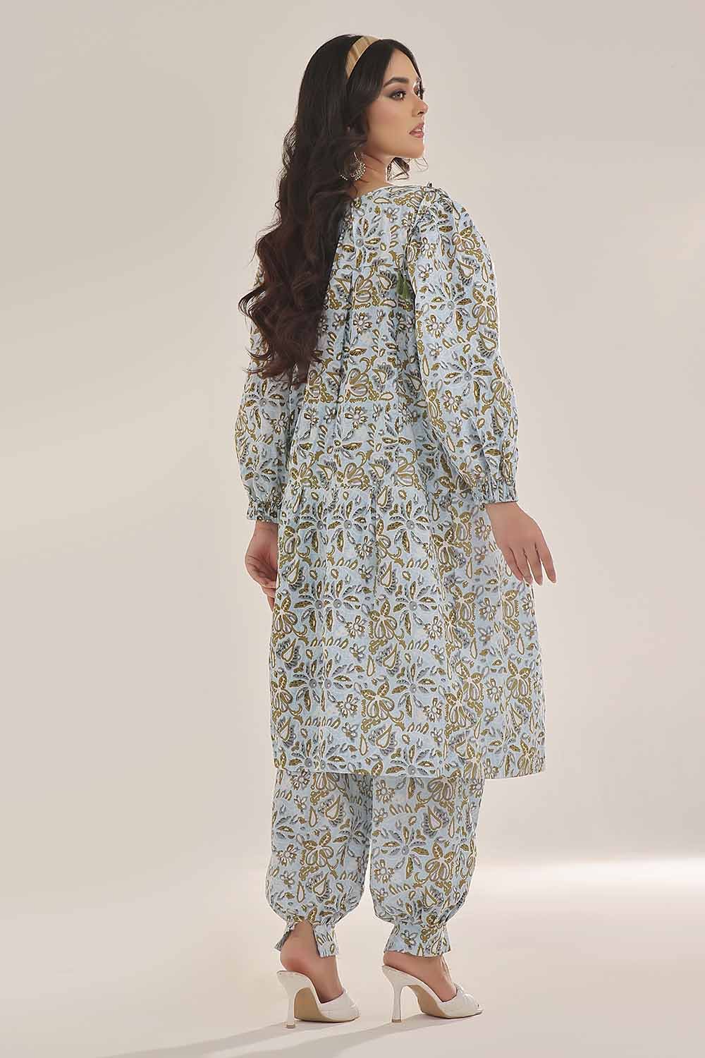 Gul Ahmed 1PC Unstitched Printed Lawn Shirt SL-42036 B