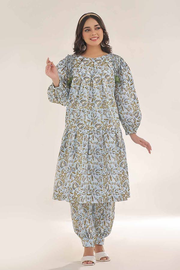 Gul Ahmed 1PC Unstitched Printed Lawn Shirt SL-42036 B