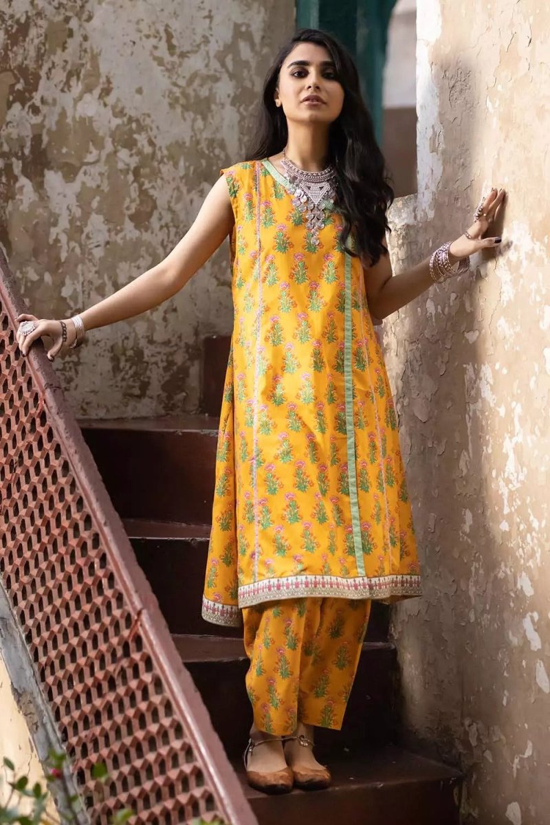 Gul Ahmed 01 Piece Unstitched Printed Lawn Fabric SL-950-B