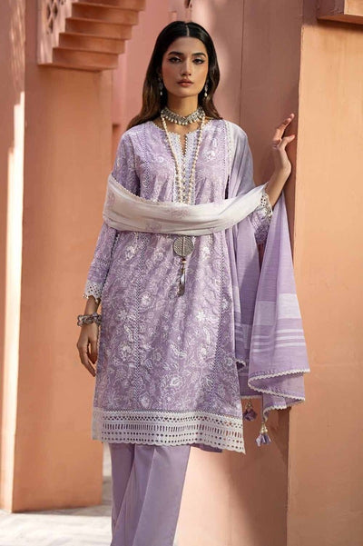 Gul Ahmed 3PC Lacquer Printed Embroidered Lawn Unstitched Suit with Lacquer Printed Paper Cotton Dupatta SP-42015
