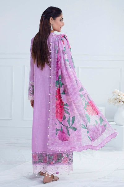 Gul Ahmed 3 Piece Unstitched Embroidered Lawn Suit with Paper Cotton Dupatta SP-52042