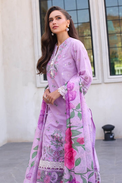 Gul Ahmed 3 Piece Unstitched Embroidered Lawn Suit with Paper Cotton Dupatta SP-52042