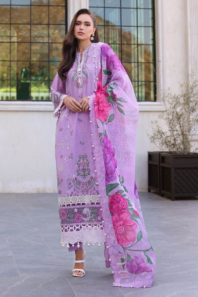 Gul Ahmed 3 Piece Unstitched Embroidered Lawn Suit with Paper Cotton Dupatta SP-52042