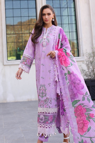 Gul Ahmed 3 Piece Unstitched Embroidered Lawn Suit with Paper Cotton Dupatta SP-52042