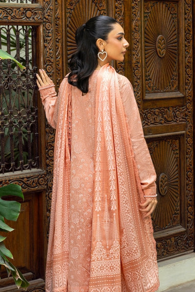 Gul Ahmed 3 Piece Unstitched Gold Lacquer Printed Suit with Burnout Silk Dupatta SP-52046