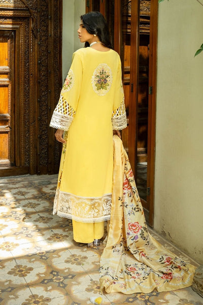 Gul Ahmed 3 Piece Unstitched Embroidered Lawn Suit with Printed Tussar Silk Dupatta SP-52049