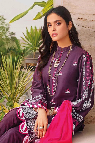 Gul Ahmed 3PC Tissue Silk Dupatta With Unstitched Lawn Suit SSM-12005