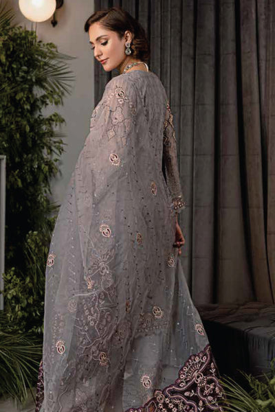 Noor's 3 Piece Stitched Amal Luxury Chiffon Suit - Design-08