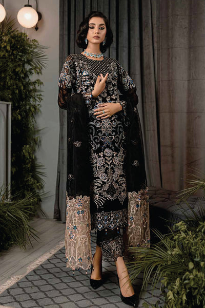 Noor's 3 Piece Stitched Amal Luxury Chiffon Suit - Design-06