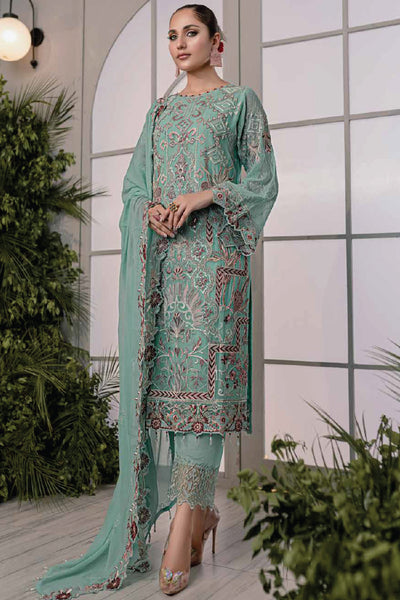 Noor's 3 Piece Stitched Amal Luxury Chiffon Suit - Design-05