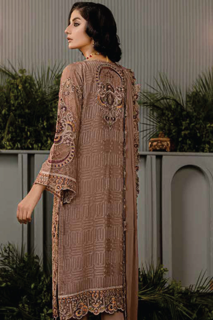 Noor's 3 Piece Stitched Amal Luxury Chiffon Suit - Design-04
