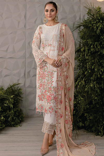 Noor's 3 Piece Stitched Amal Luxury Chiffon Suit - Design-03