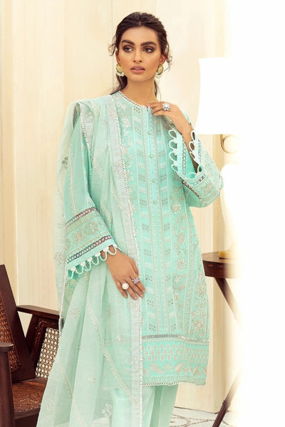 Baroque 3 Piece Unstitched Ladies Lawn Suit - D-05 TANAZ