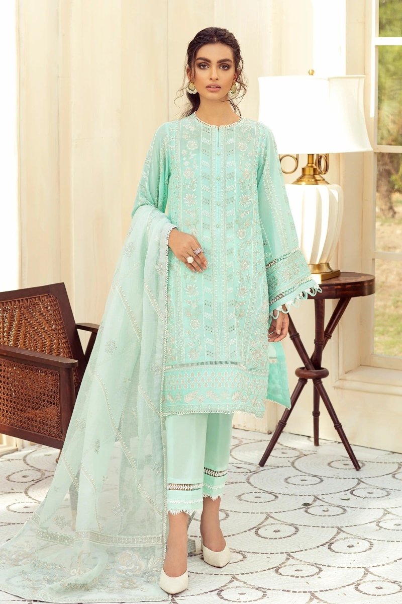 Baroque 3 Piece Unstitched Ladies Lawn Suit - D-05 TANAZ