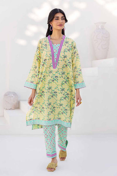 Gul Ahmed 2PC Printed Cambric Unstitched Suit TCN-32006