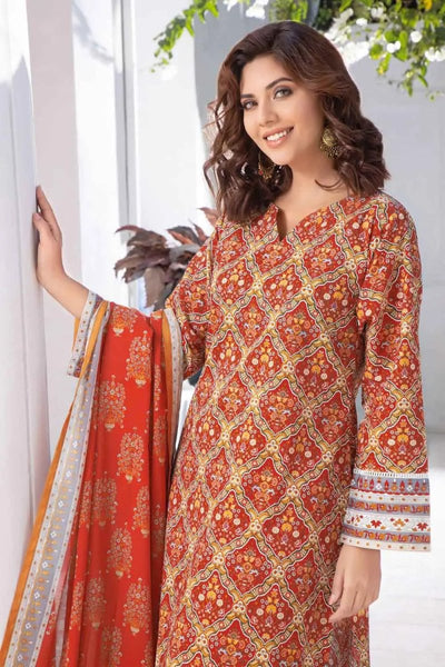 Gul Ahmed 2PC Printed Lawn Unstitched Suit TL-22030