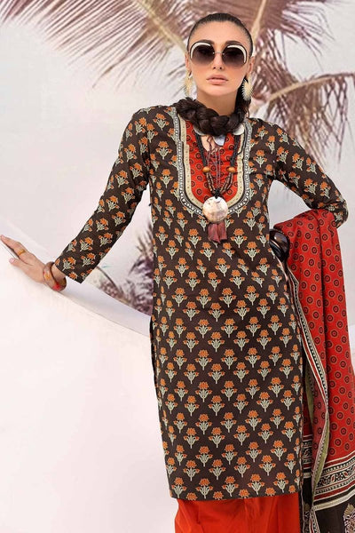 Gul Ahmed 2PC Lawn Printed Unstitched Suit TL-32079 A