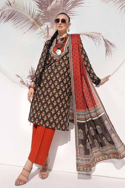Gul Ahmed 2PC Lawn Printed Unstitched Suit TL-32079 A