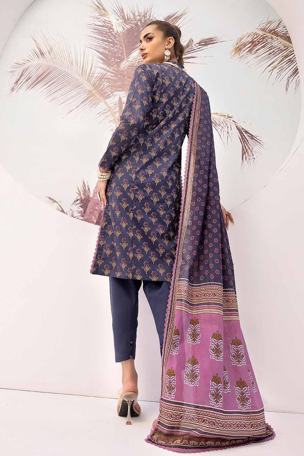 Gul Ahmed 2PC Lawn Printed Unstitched Suit TL-32079 B