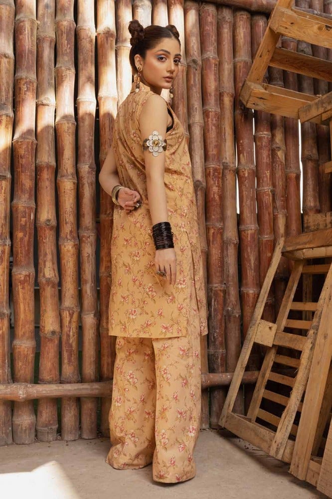 Gul Ahmed 2PC Printed Unstitched Lawn Suit TL-42006