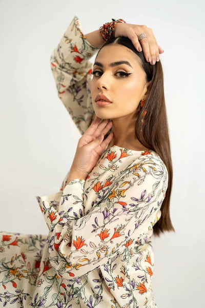 Gul Ahmed 2PC Printed Unstitched Lawn Suit TL-42008