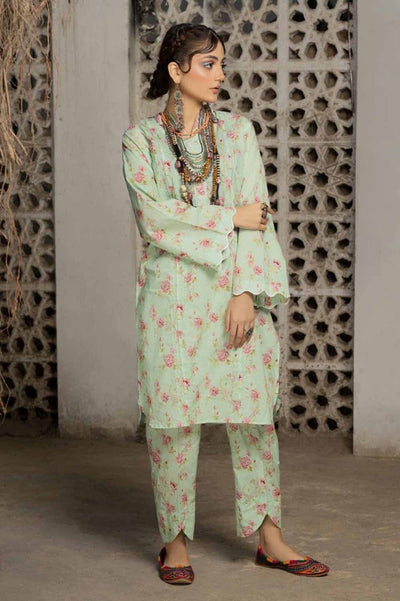 Gul Ahmed 2PC Printed Lawn Unstitched Suit with Croatia Laces TL-42011